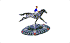 3-d Rider on UFO by Wieslaw Sadurski 1998 3-d Rider on UFO, animation by Wieslaw Sadurski