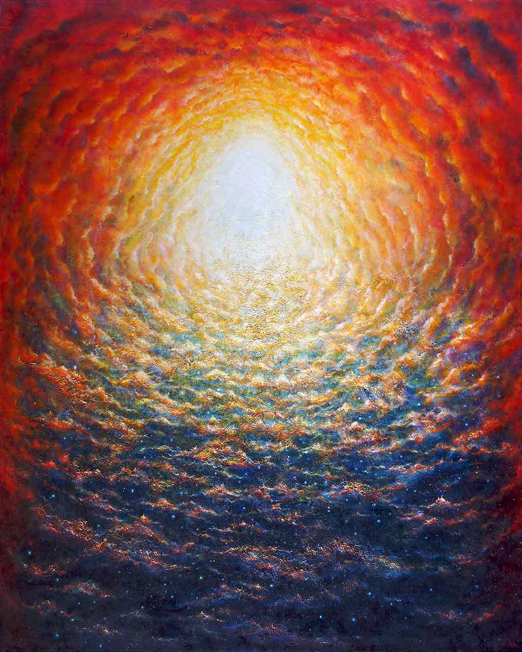 Creation Creation, Oil Painting on mounted canvas 1976-78 by Wieslaw Sadurski and Art Canvas Print
