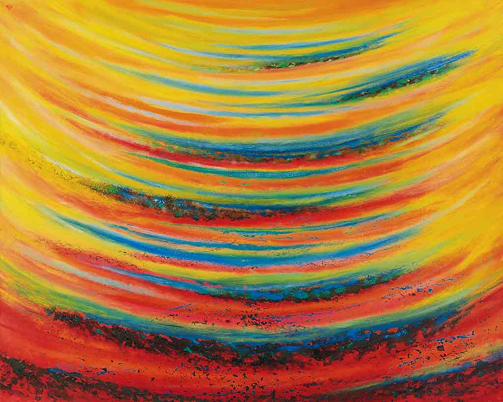 Indian Summer Indian Summer, Original oil Painting on canvas and Art Canvas Print by Wieslaw Sadurski