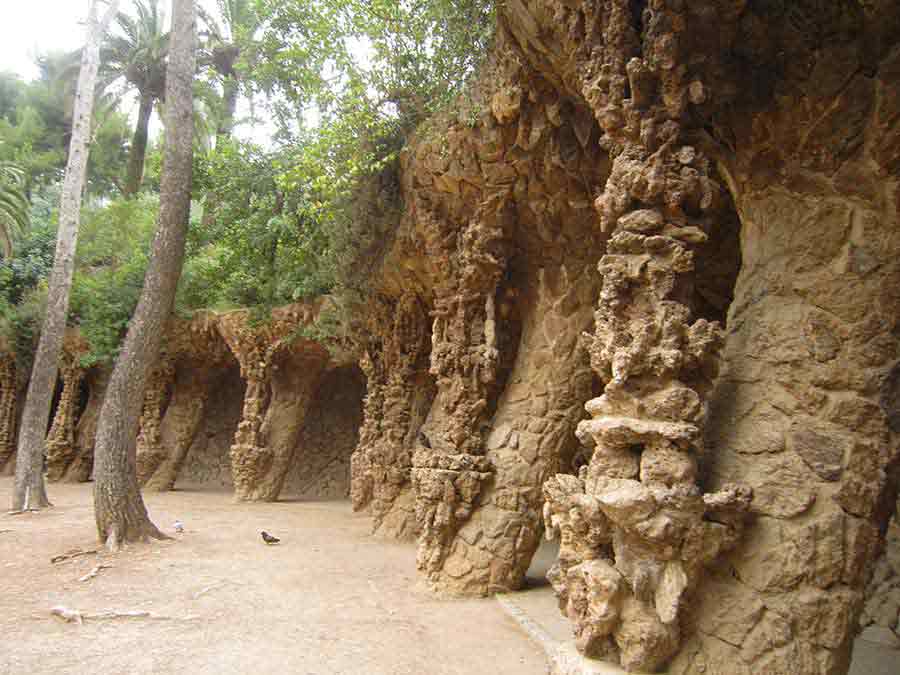 Barcelona Guell Park Barcelona Guell Park Gaudi photo by Wieslaw Sadurski